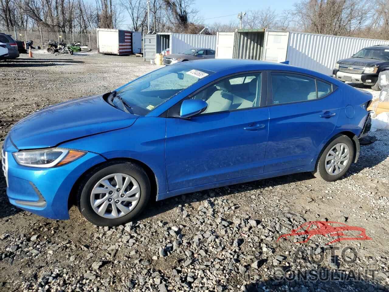 HYUNDAI ELANTRA 2017 - KMHD74LF1HU400721