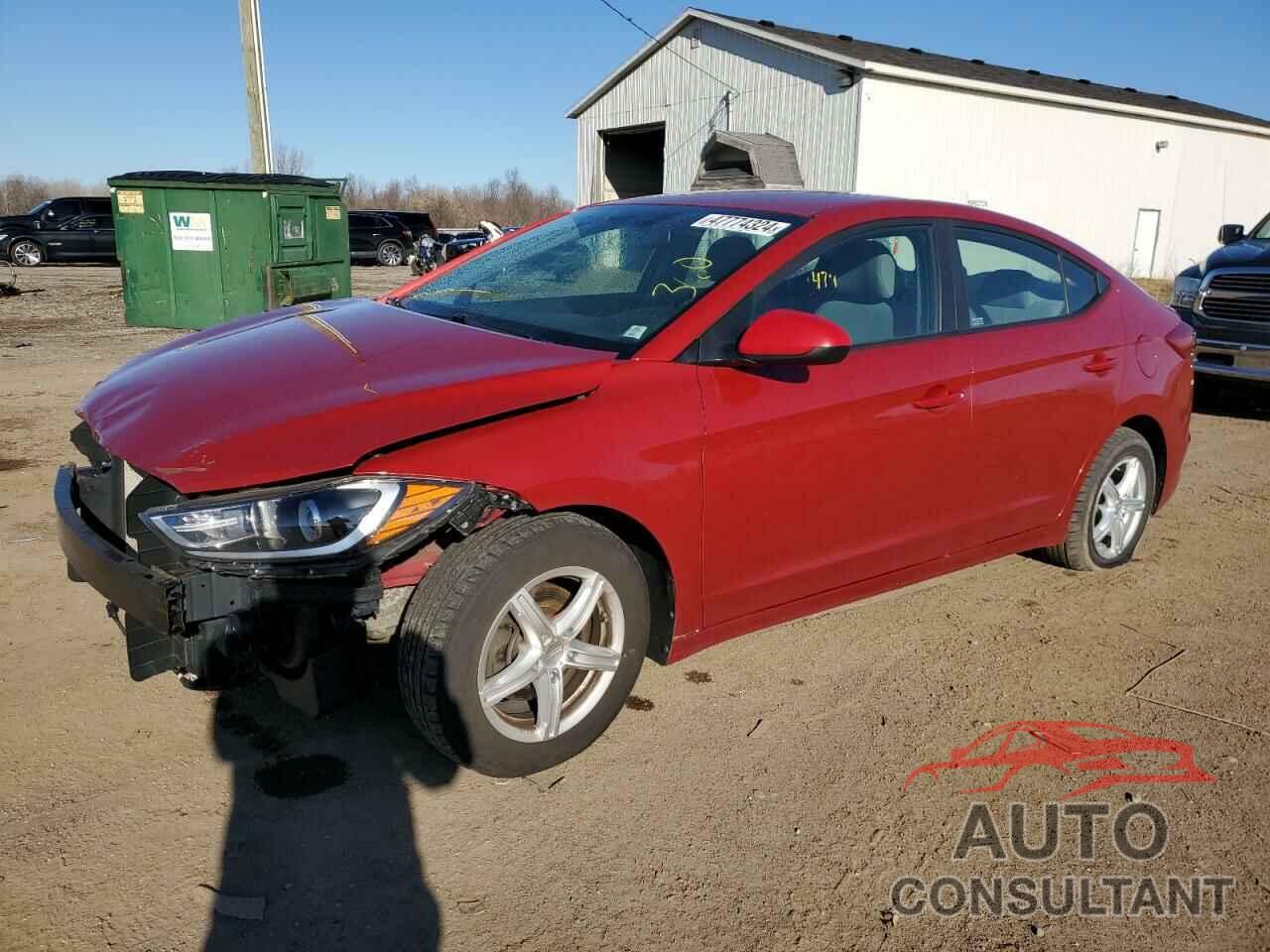 HYUNDAI ELANTRA 2018 - KMHD74LF0JU594695