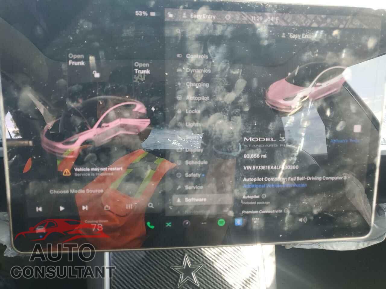 TESLA MODEL 3 2020 - 5YJ3E1EA4LF630390