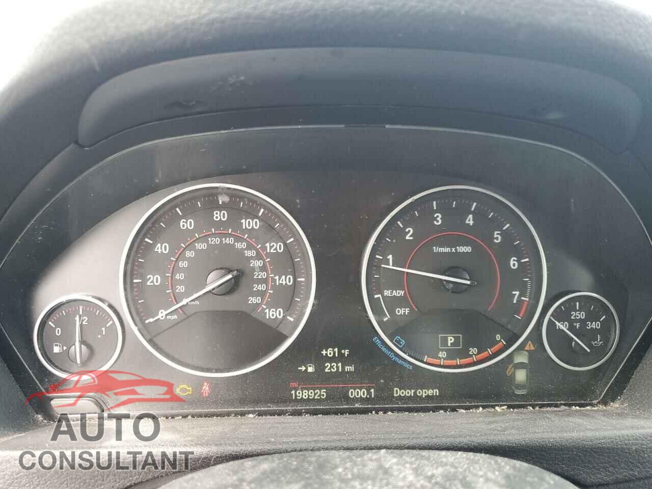 BMW 3 SERIES 2016 - WBA8E9G5XGNU29408