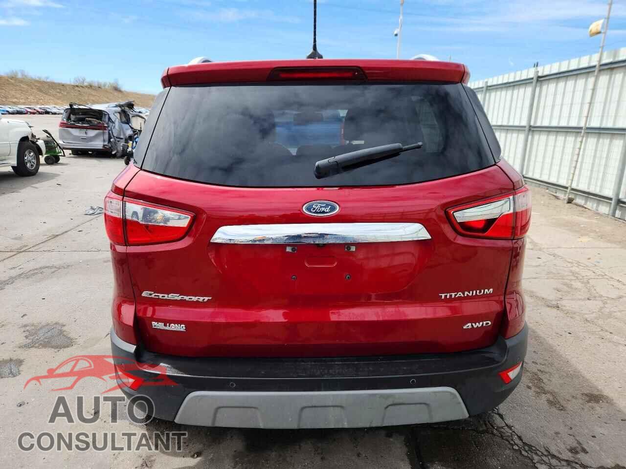 FORD ECOSPORT 2019 - MAJ6S3KL6KC261489