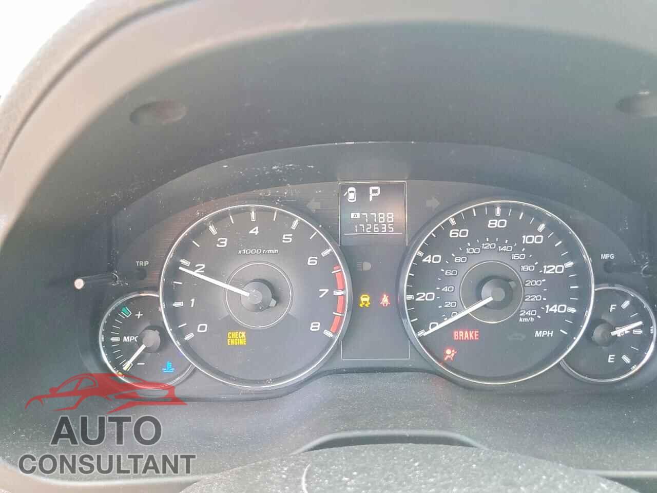 SUBARU OUTBACK 2012 - 4S4BRBKC7C3294691