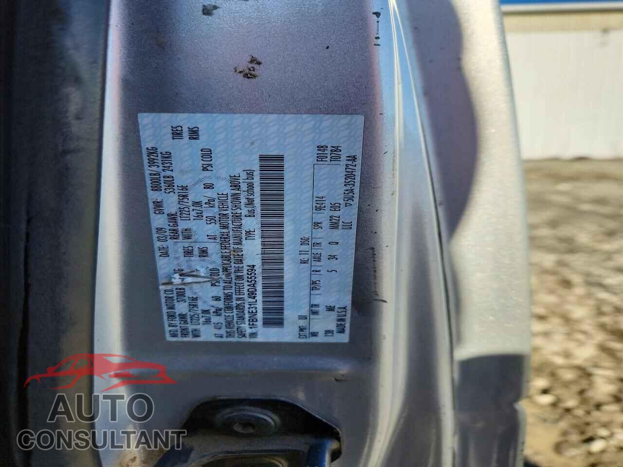 FORD ECONOLINE 2009 - 1FBNE31L49DA55594