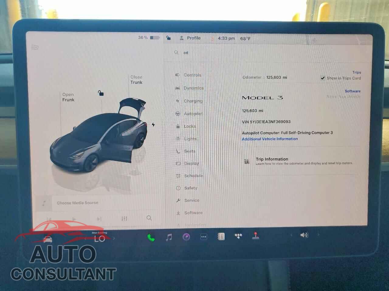 TESLA MODEL 3 2022 - 5YJ3E1EA3NF369093