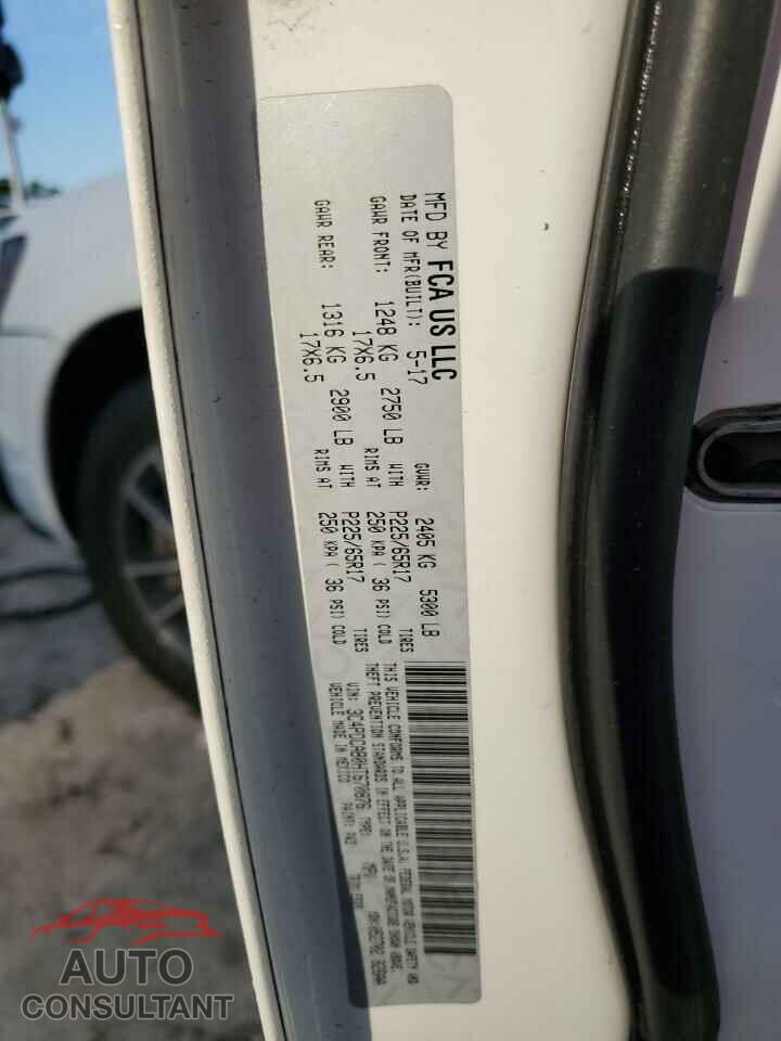 DODGE JOURNEY 2017 - 3C4PDCAB0HT670876
