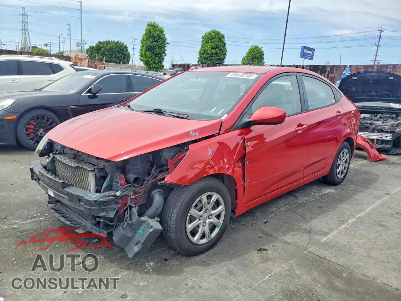 HYUNDAI ACCENT 2013 - KMHCT4AE3DU550129