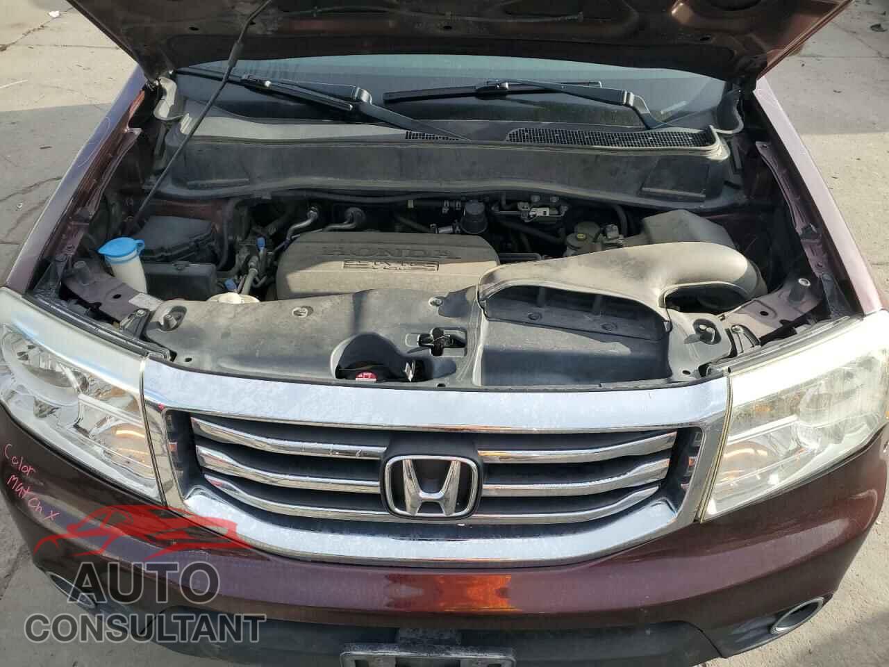 HONDA PILOT 2012 - 5FNYF4H75CB080928