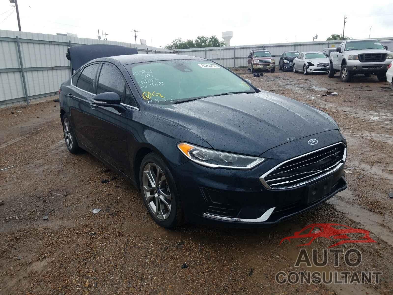 FORD FUSION 2020 - 3FA6P0CD8LR114343