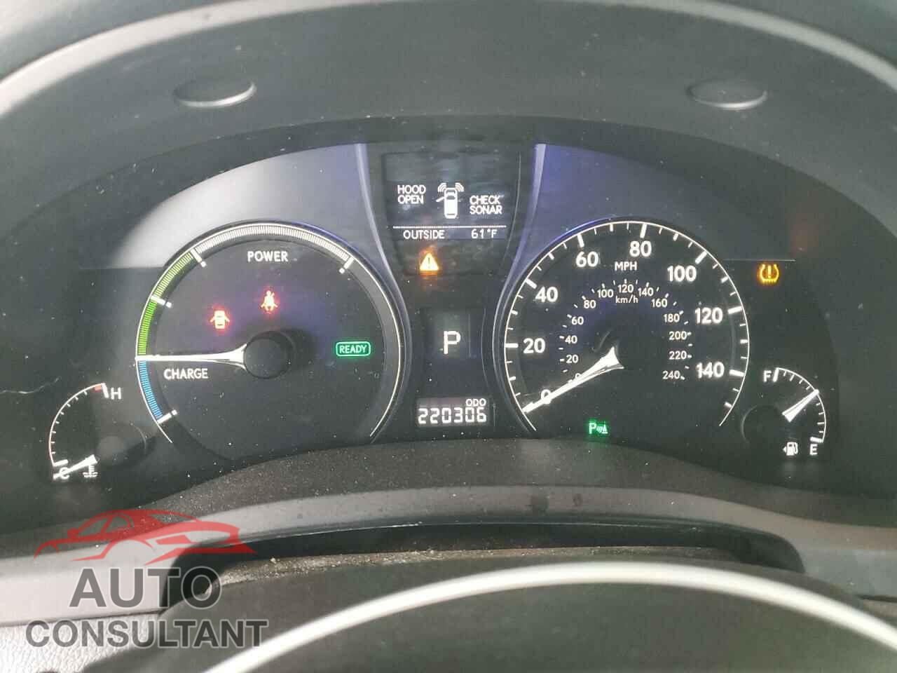 LEXUS RX450 2010 - JTJBC1BA9A2017152