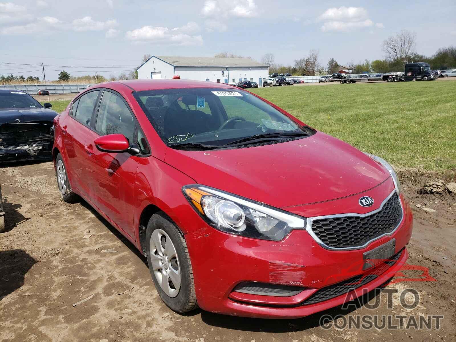 KIA FORTE 2016 - KNAFK4A62G5475643