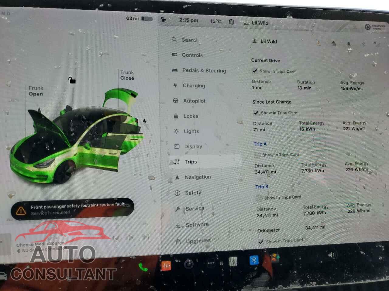 TESLA MODEL 3 2021 - 5YJ3E1EA3MF031711
