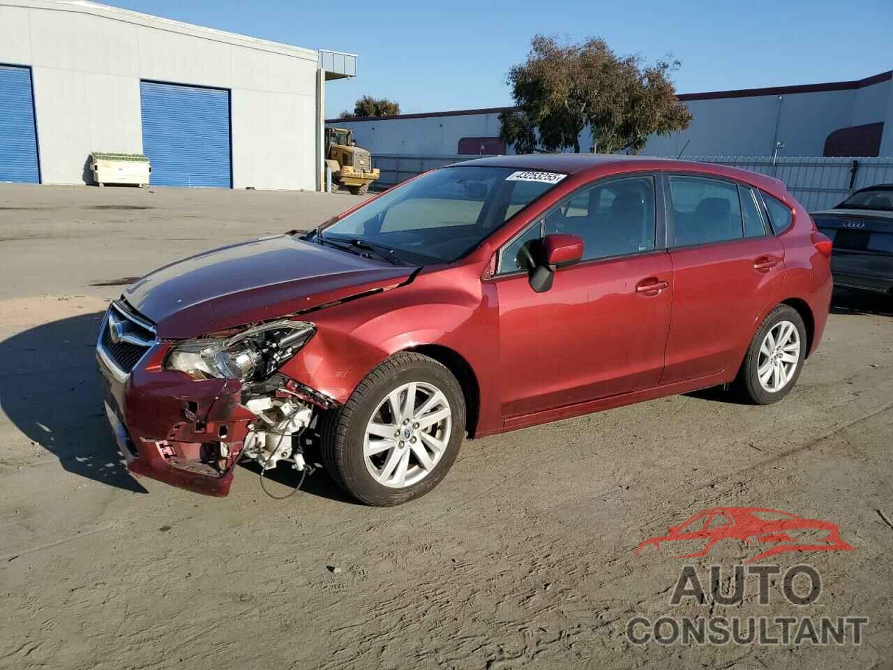 SUBARU IMPREZA 2016 - JF1GPAB6XG8334118