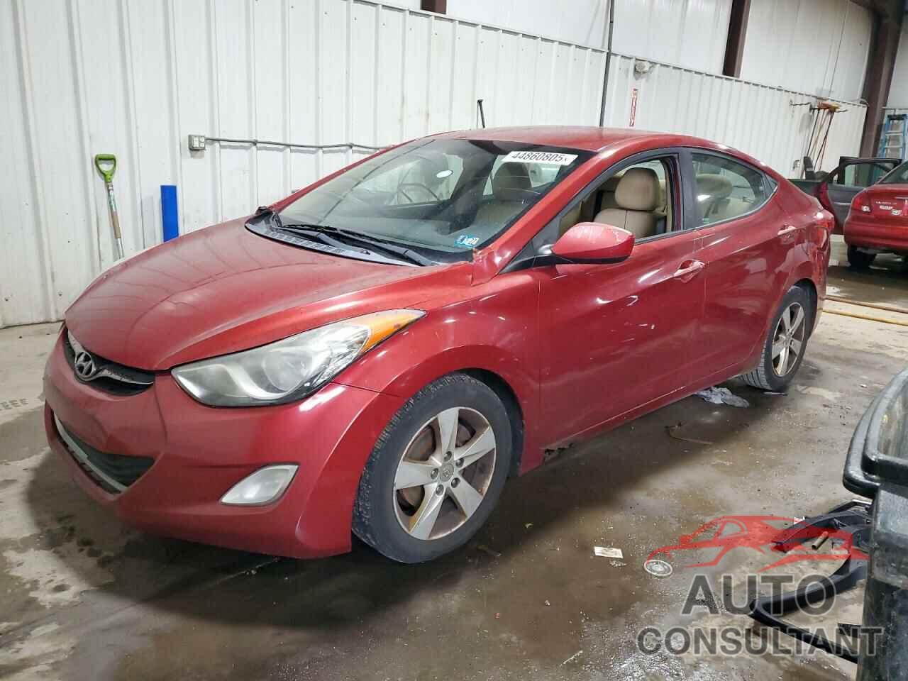 HYUNDAI ELANTRA 2012 - KMHDH4AE9CU185699