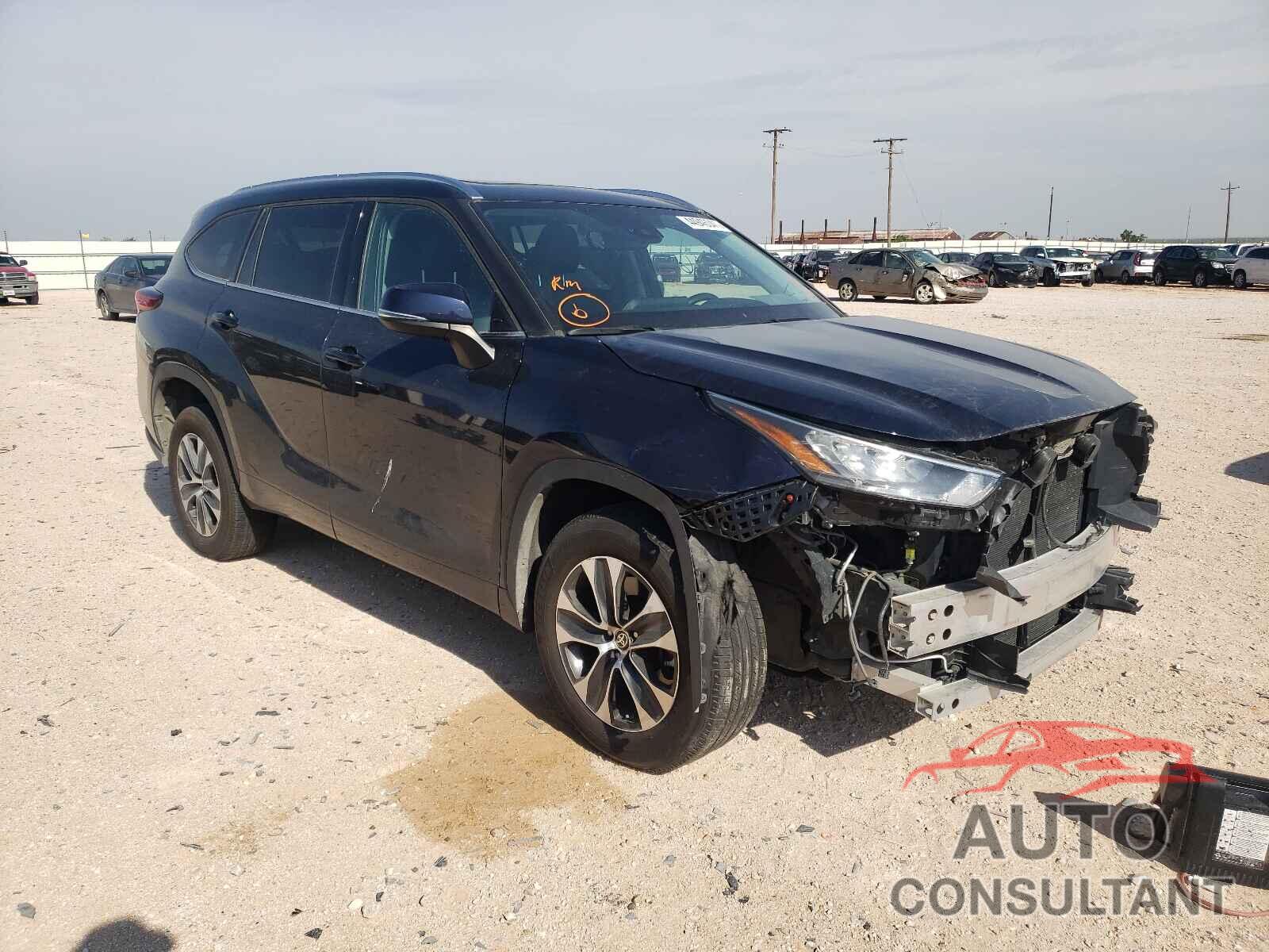 TOYOTA HIGHLANDER 2020 - 5TDGZRAH4LS005166