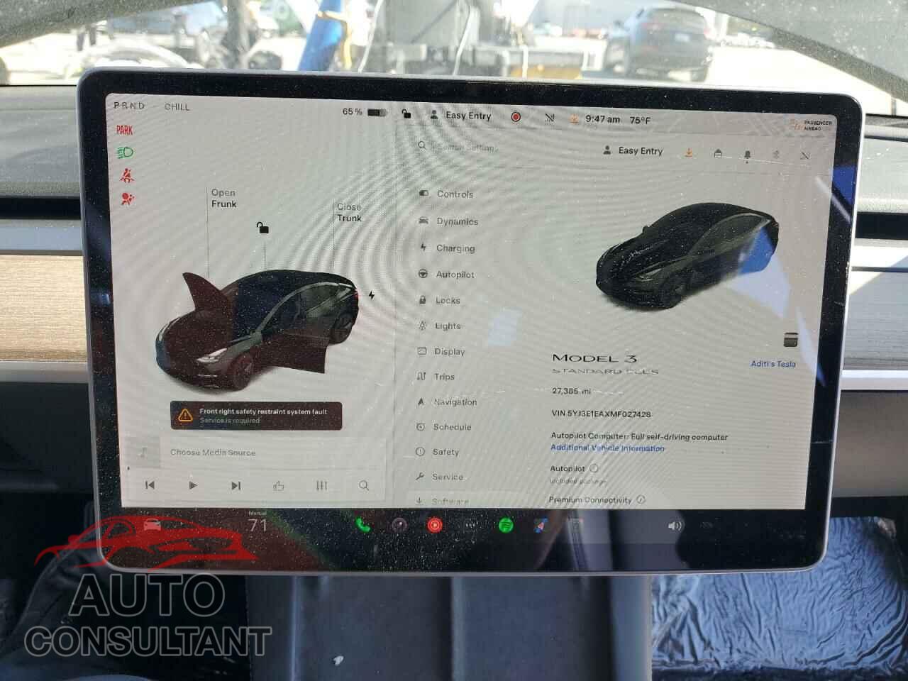 TESLA MODEL 3 2021 - 5YJ3E1EAXMF027428