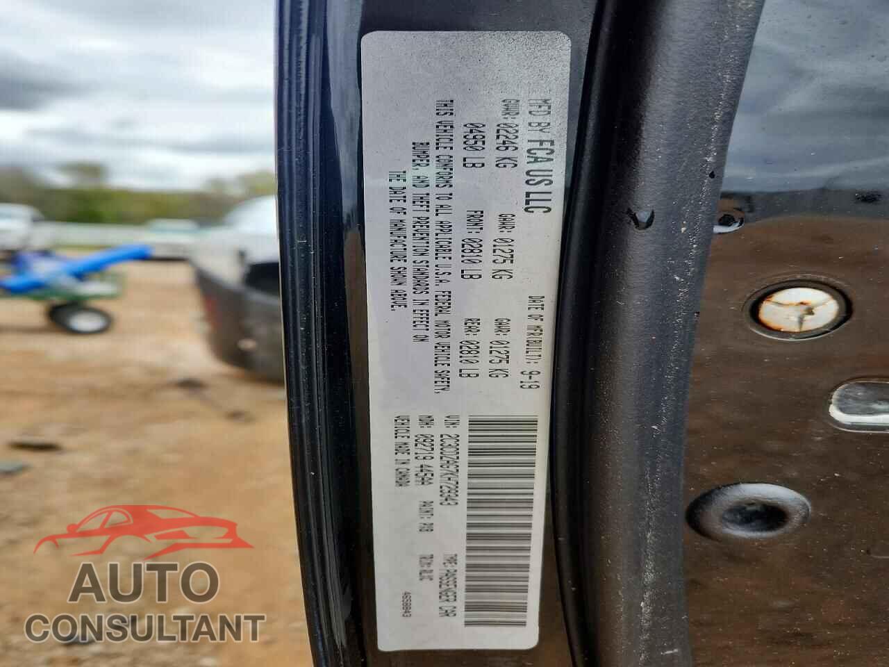 DODGE CHALLENGER 2019 - 2C3CDZAG7KH729343