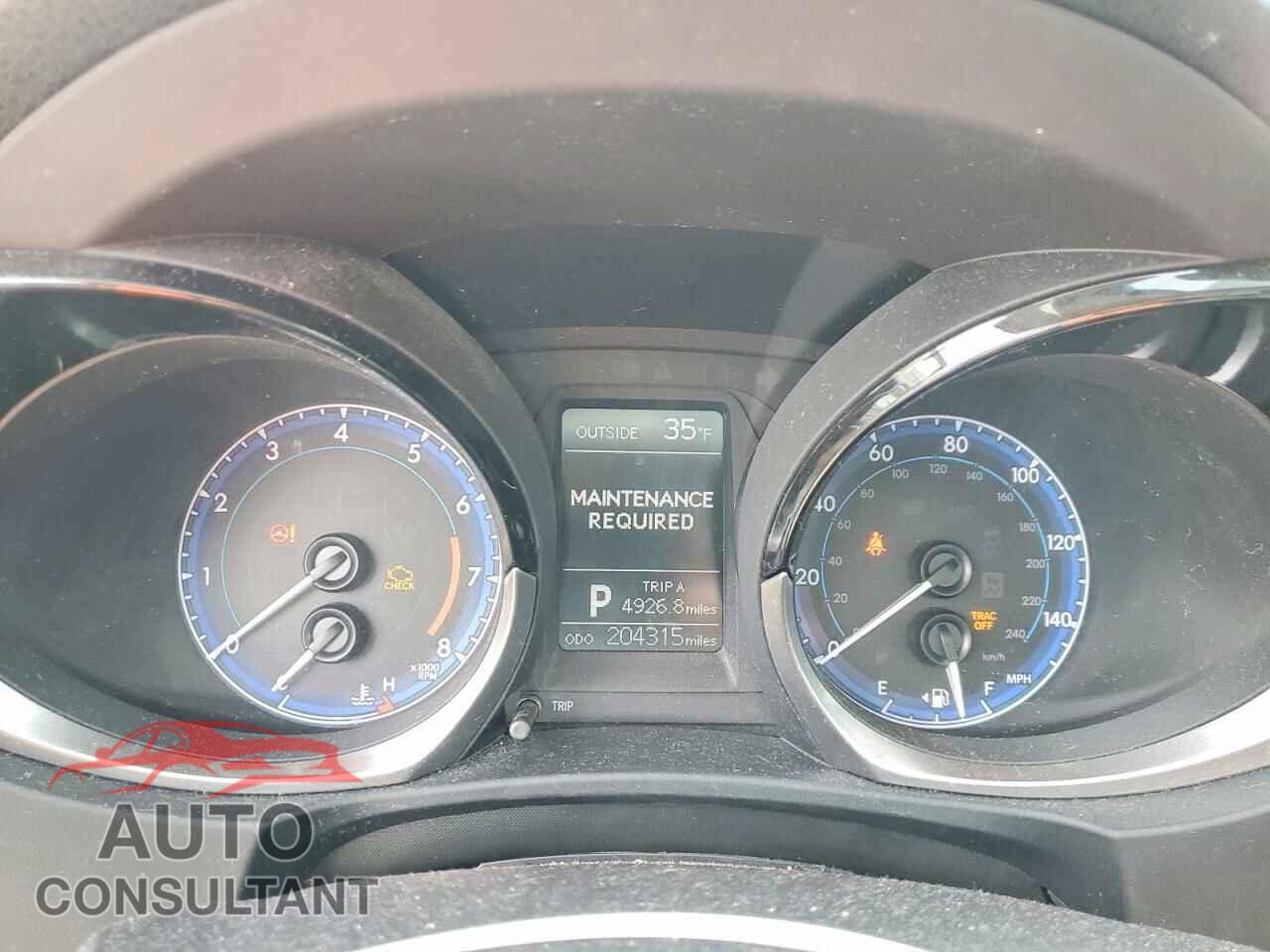 TOYOTA COROLLA 2015 - 2T1BURHEXFC251804