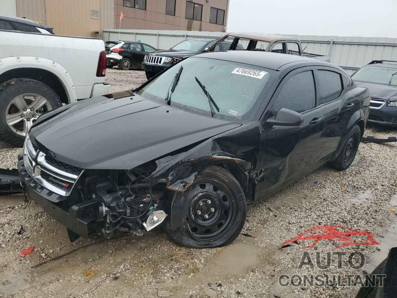 DODGE AVENGER 2013 - 1C3CDZABXDN530107
