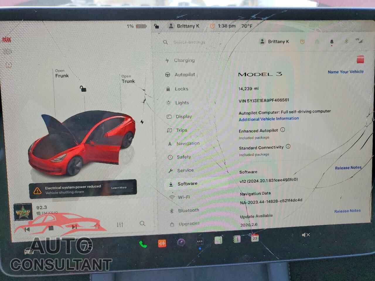 TESLA MODEL 3 2023 - 5YJ3E1EA9PF466561