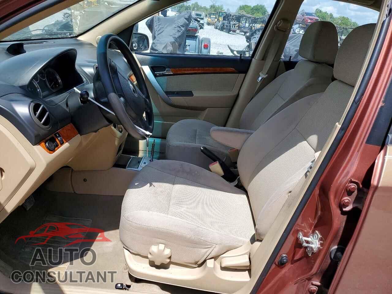 CHEVROLET AVEO 2011 - KL1TD5DE8BB212535