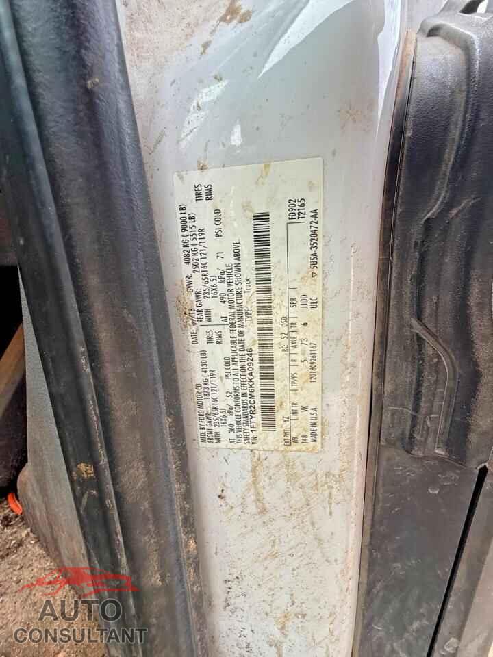 FORD TRANSIT 2019 - 1FTYR2CM6KKA09246