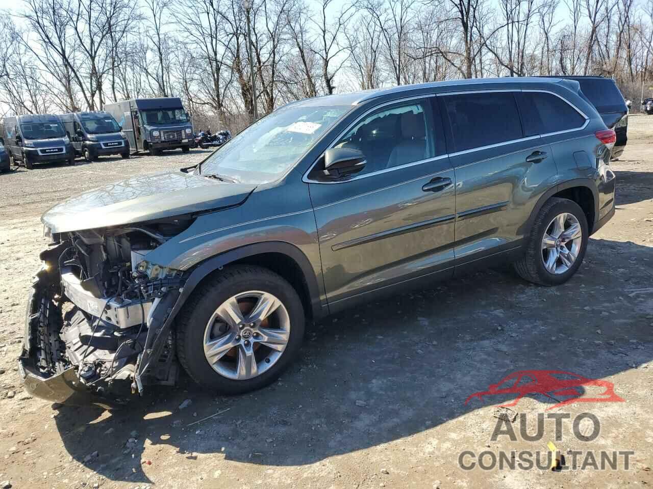 TOYOTA HIGHLANDER 2017 - 5TDYZRFH3HS200034