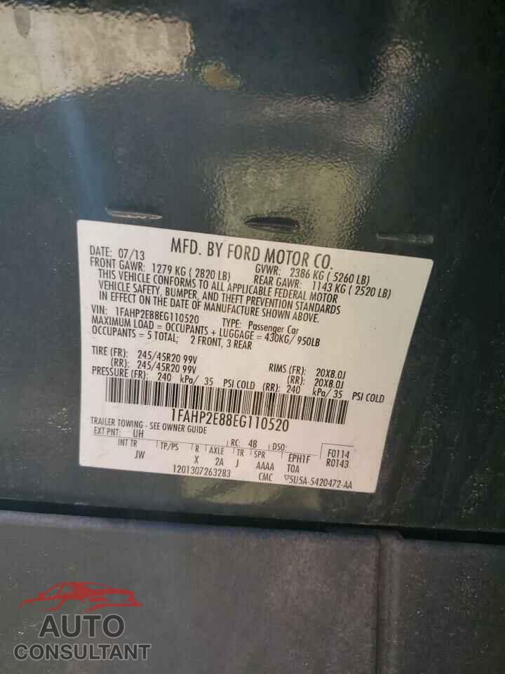FORD TAURUS 2014 - 1FAHP2E88EG110520