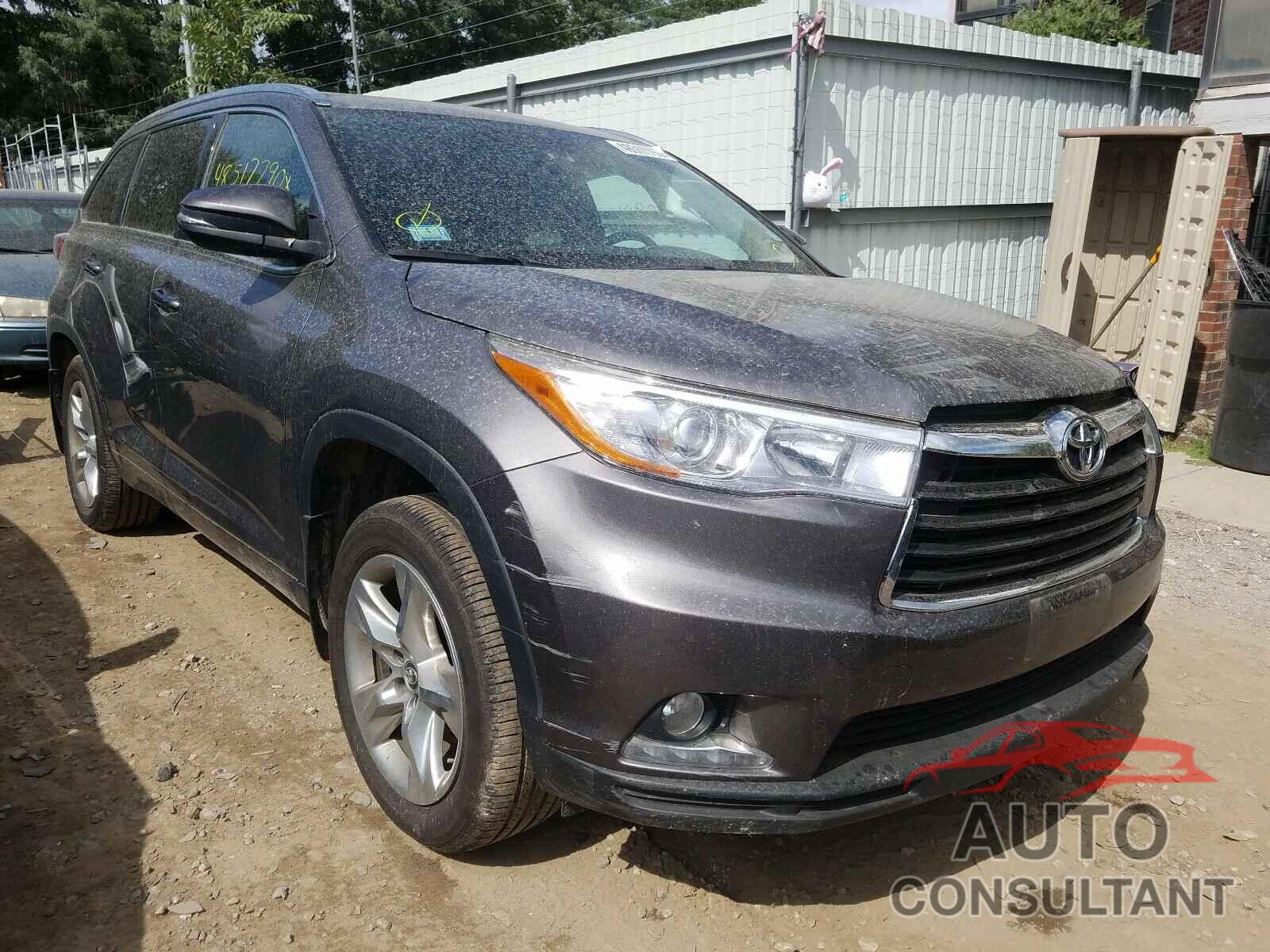 TOYOTA HIGHLANDER 2016 - 5TDDKRFH1GS332758