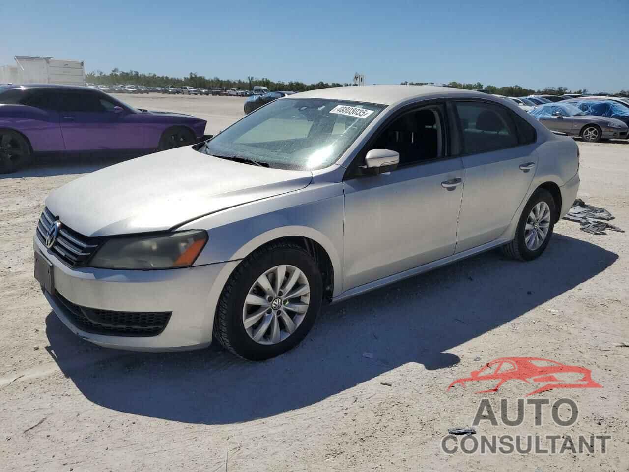 VOLKSWAGEN PASSAT 2013 - 1VWAP7A38DC079906