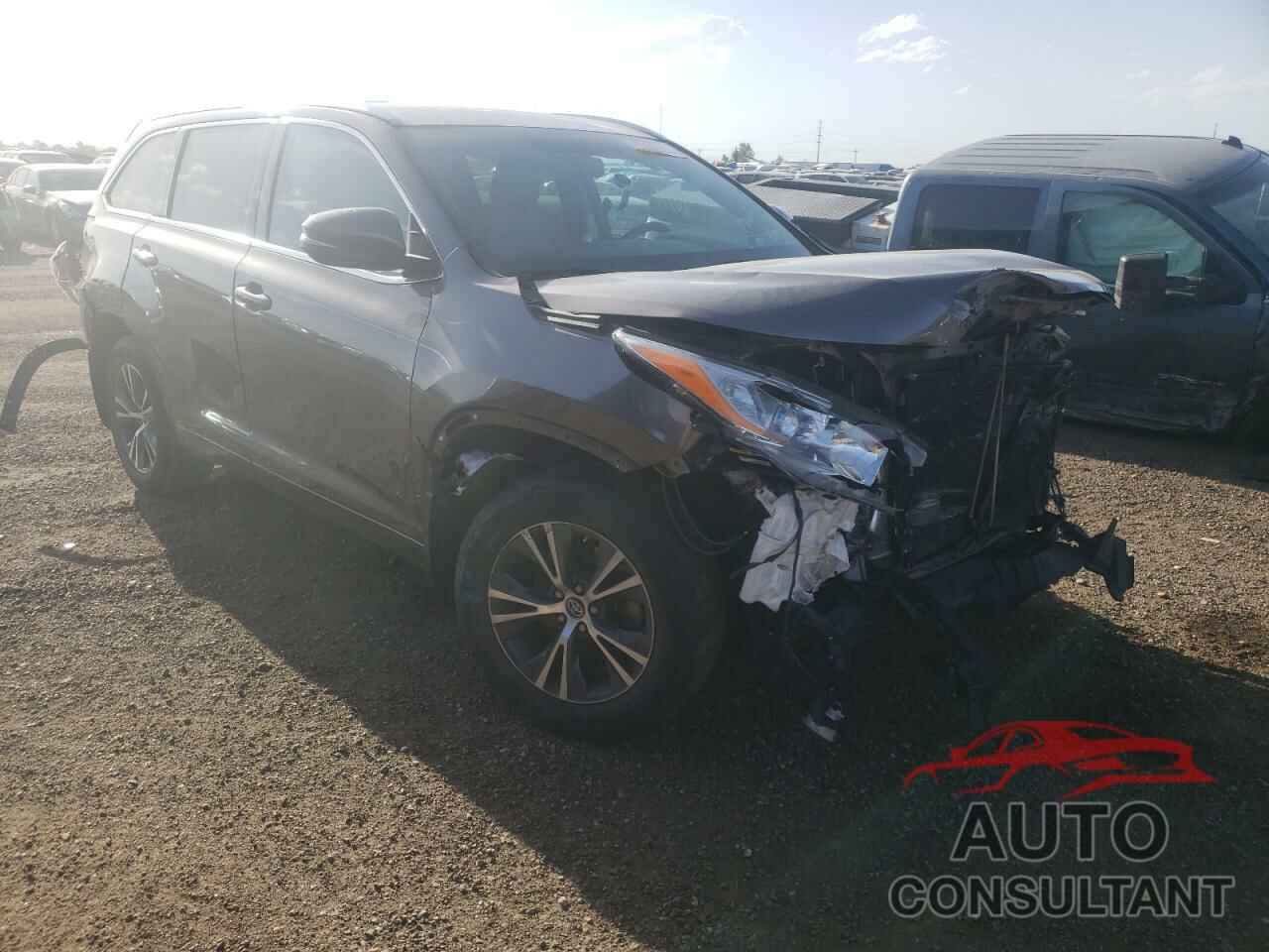TOYOTA HIGHLANDER 2016 - 5TDJKRFHXGS345530