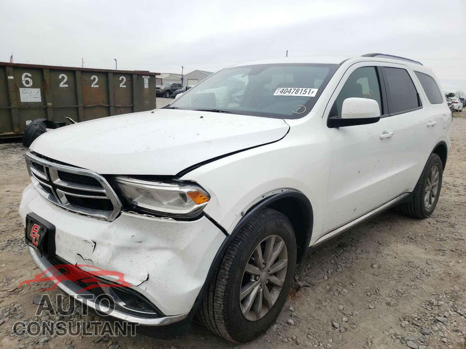 DODGE DURANGO 2017 - 1C4RDJAG9HC817202