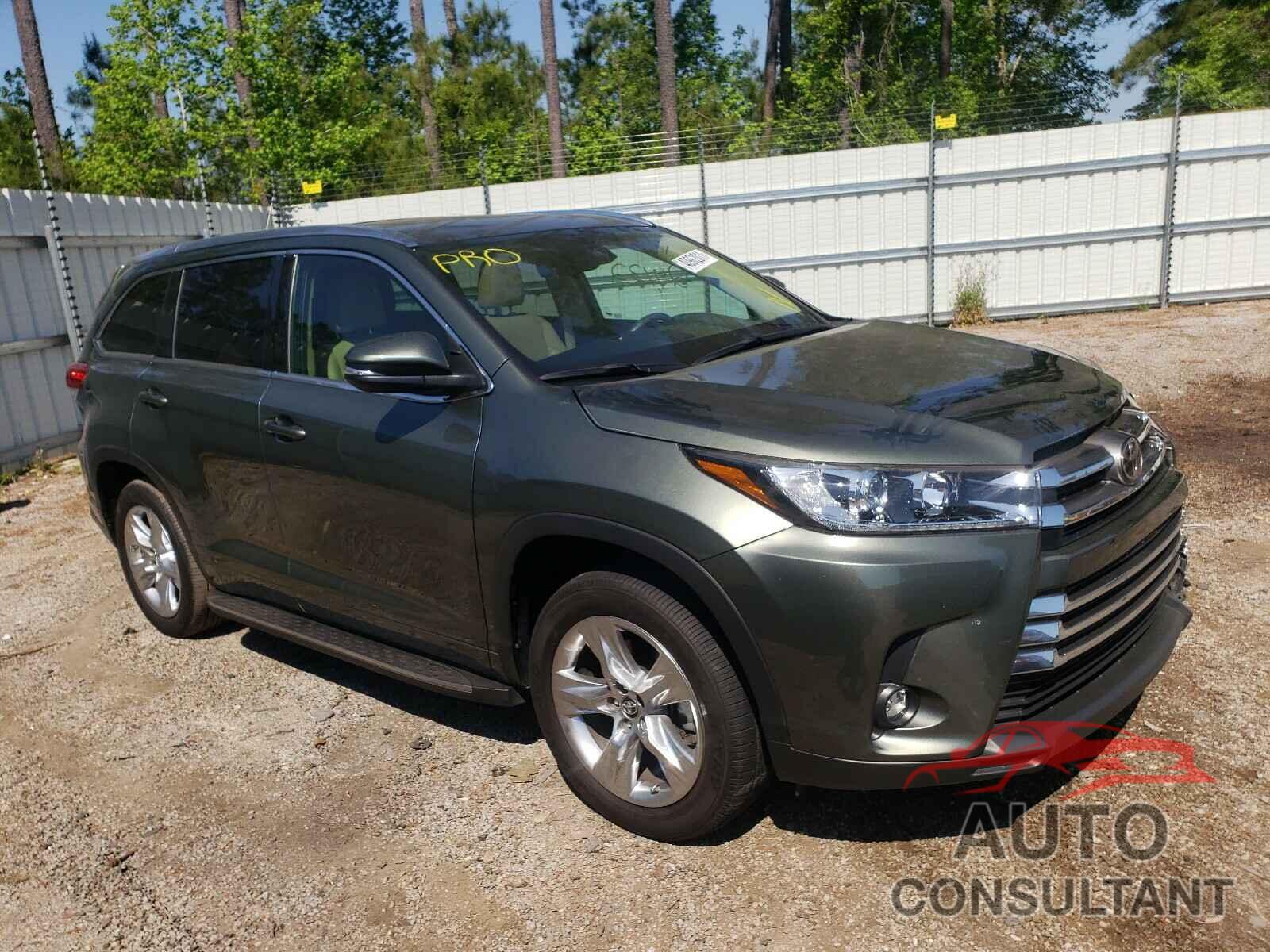 TOYOTA HIGHLANDER 2019 - 5TDYZRFH7KS291221
