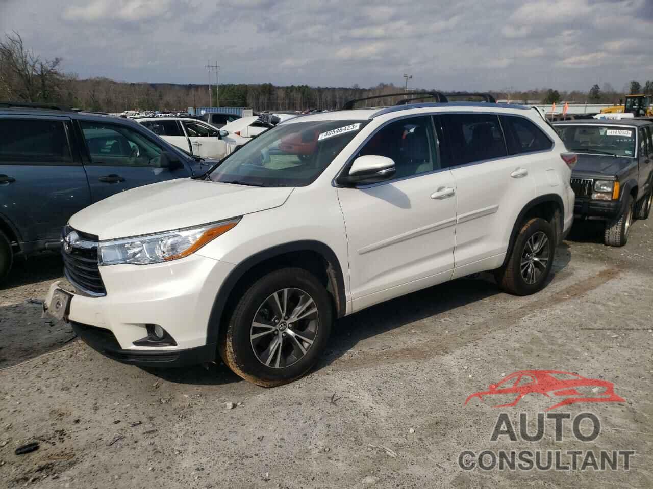 TOYOTA HIGHLANDER 2016 - 5TDKKRFH0GS157975