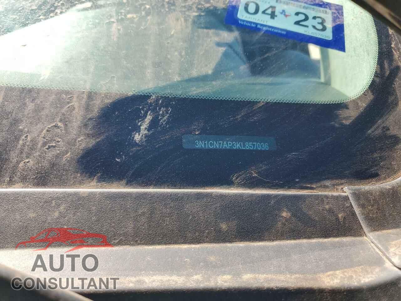 NISSAN VERSA 2019 - 3N1CN7AP3KL857036