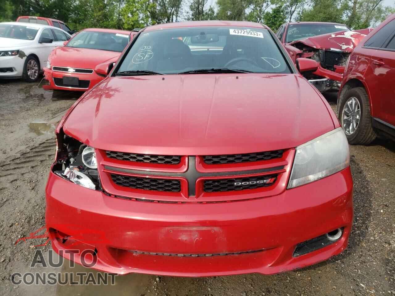 DODGE AVENGER 2013 - 1C3CDZBG0DN586261