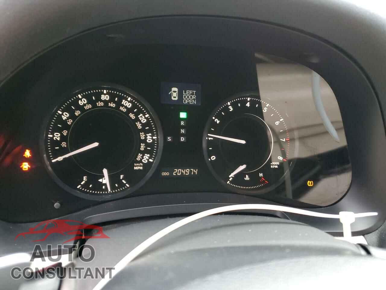 LEXUS IS 2010 - JTHFF2C23A2505438