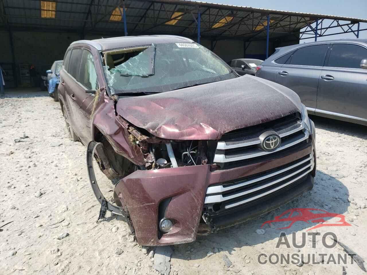 TOYOTA HIGHLANDER 2018 - 5TDKZRFH9JS279057