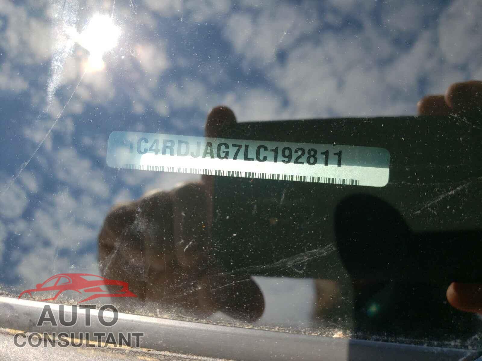 DODGE DURANGO 2020 - 1C4RDJAG7LC192811