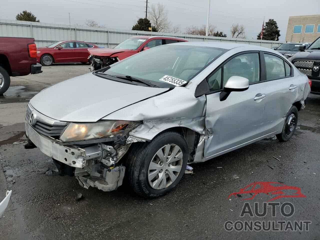 HONDA CIVIC 2012 - 2HGFB2F52CH301275