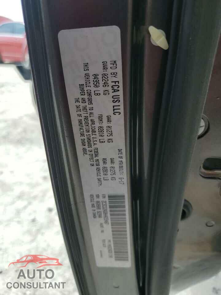DODGE CHALLENGER 2017 - 2C3CDZAG8HH659487