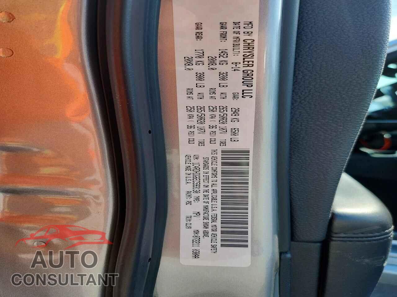 DODGE DURANGO 2014 - 1C4RDHDG6EC593130