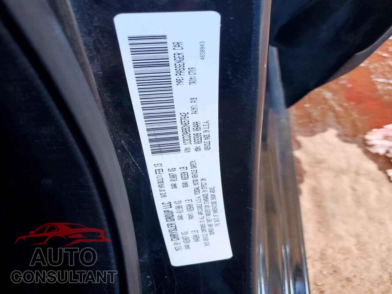 DODGE AVENGER 2013 - 1C3CDZAB9DN657642