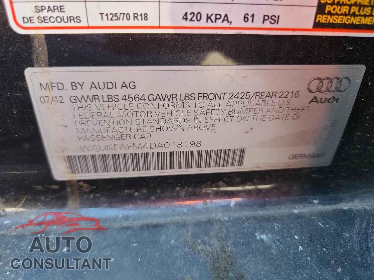 AUDI A3 2013 - WAUKEAFM4DA018198