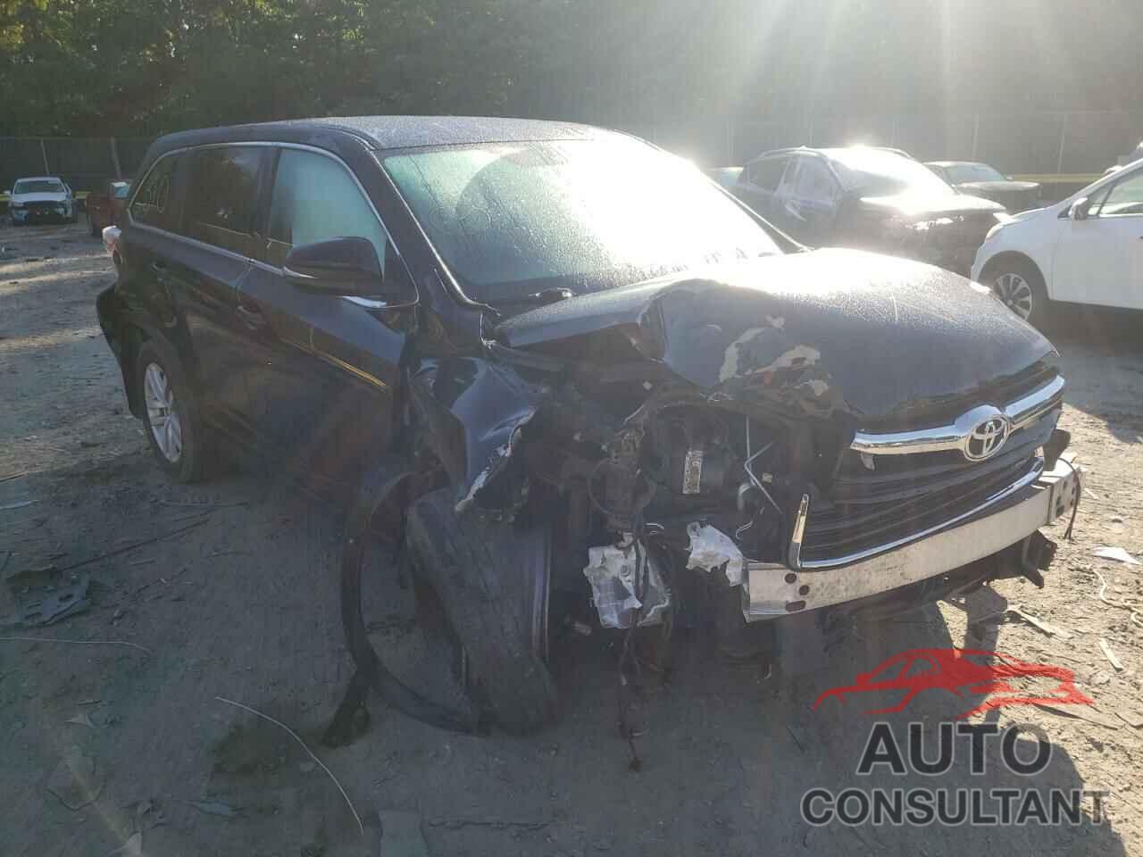 TOYOTA HIGHLANDER 2016 - 5TDBKRFH6GS246451