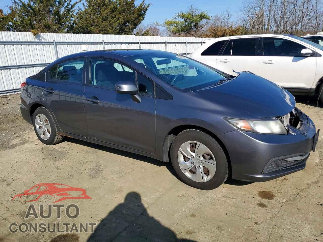 HONDA CIVIC 2013 - 19XFB2F59DE286656
