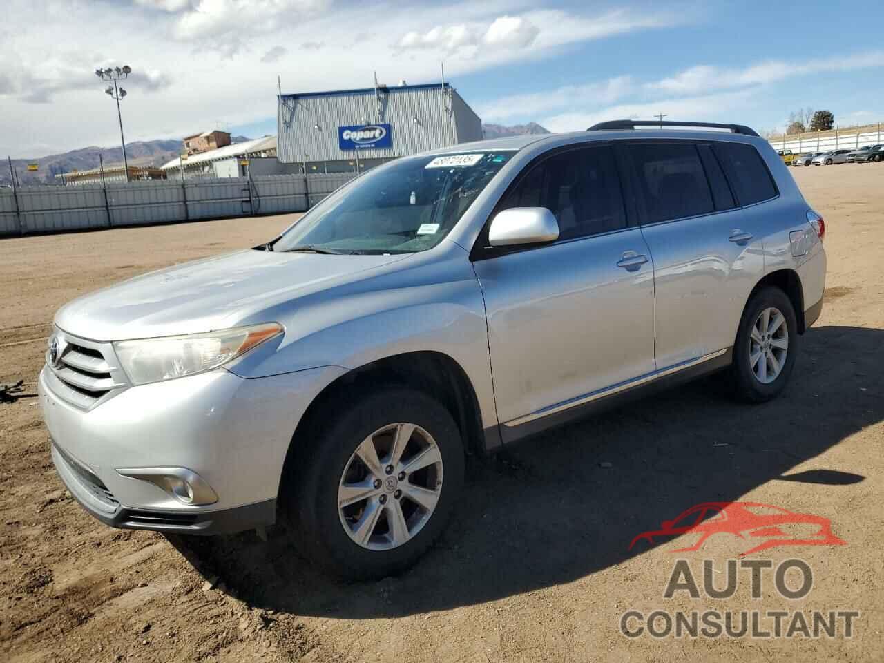 TOYOTA HIGHLANDER 2012 - 5TDZA3EH4CS024601
