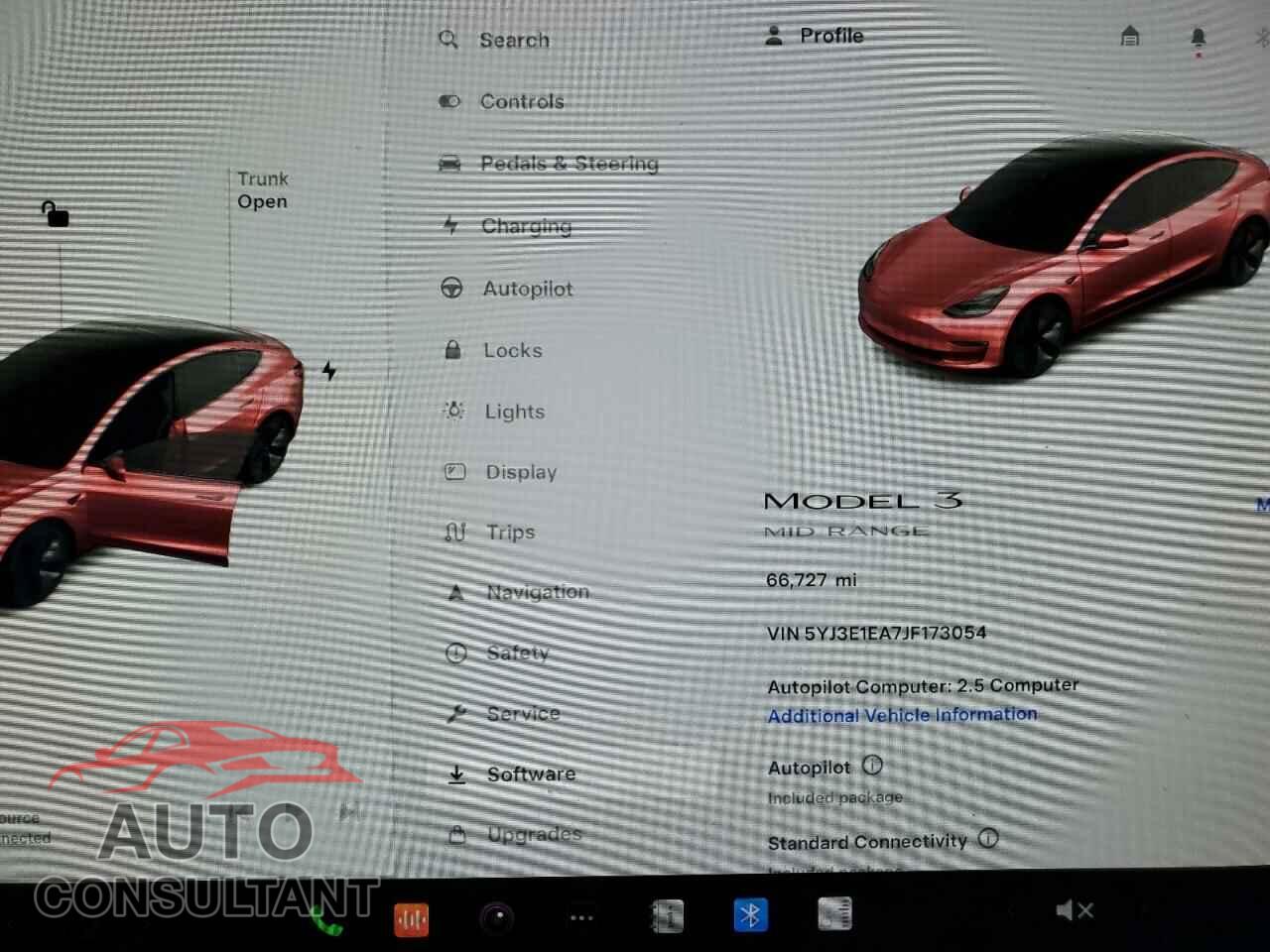 TESLA MODEL 3 2018 - 5YJ3E1EA7JF173054