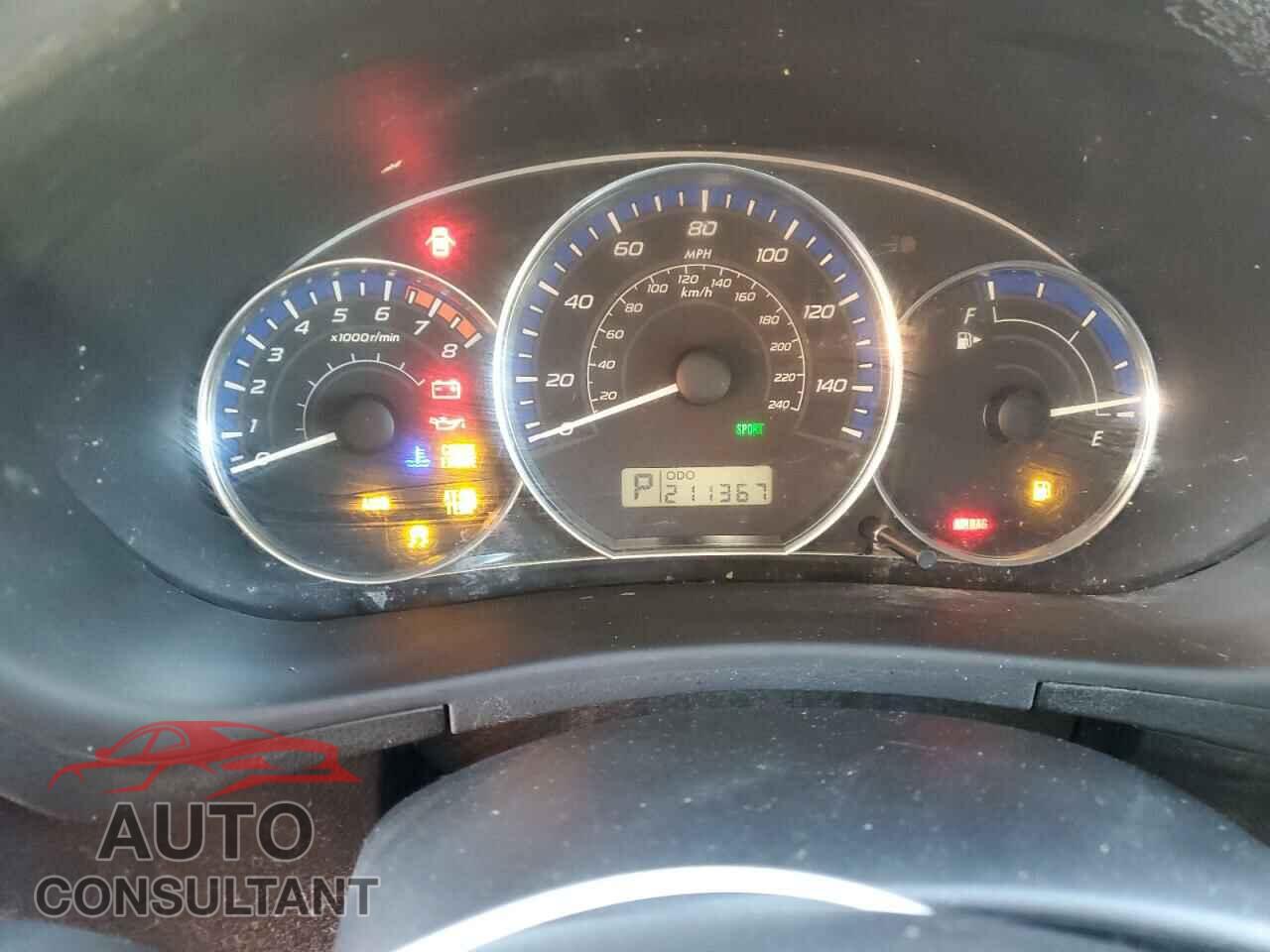 SUBARU FORESTER 2012 - JF2SHBEC6CH420014