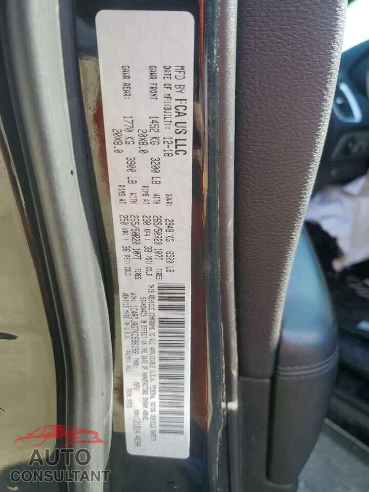 DODGE DURANGO 2019 - 1C4RDJAG7KC586159