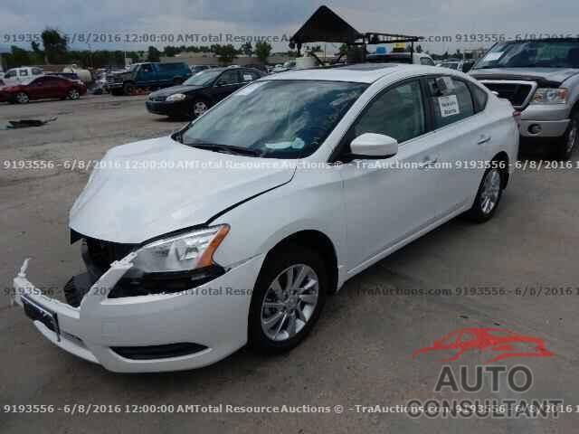 NISSAN SENTRA 2016 - 3N1AB7AP3GY240343